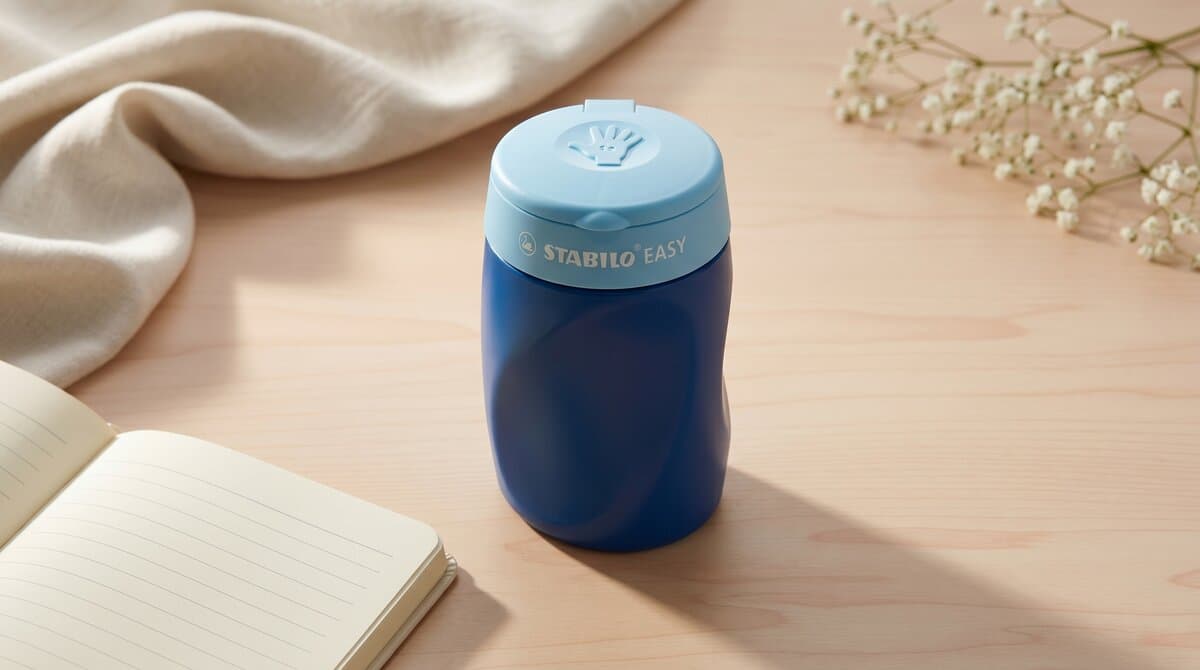 STABILO EASYsharpener 3-in-1 Linkshänder — Ergonomischer Dosenspitzer