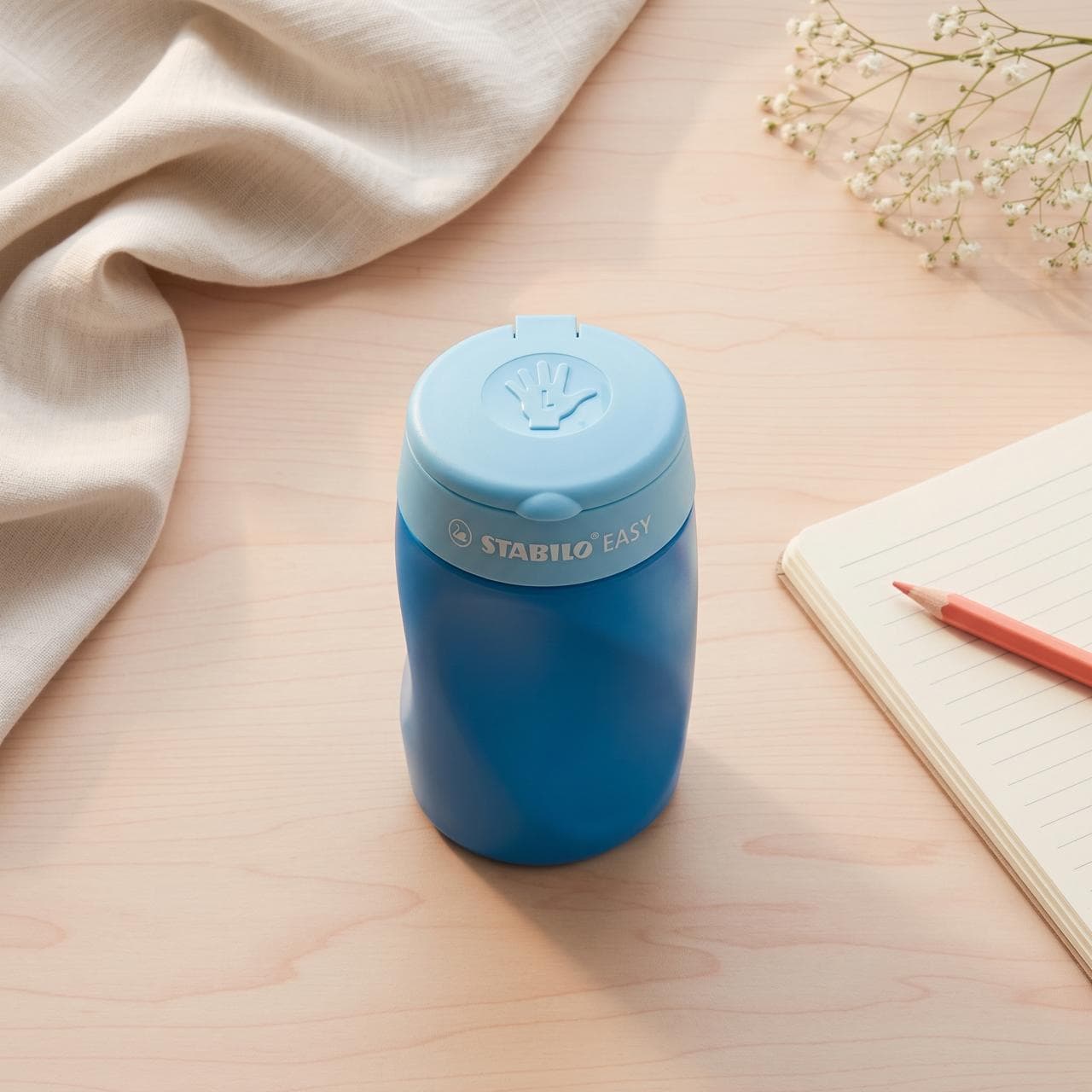 STABILO EASYsharpener 3-in-1 Linkshänder — Ergonomischer Dosenspitzer Ansicht 2