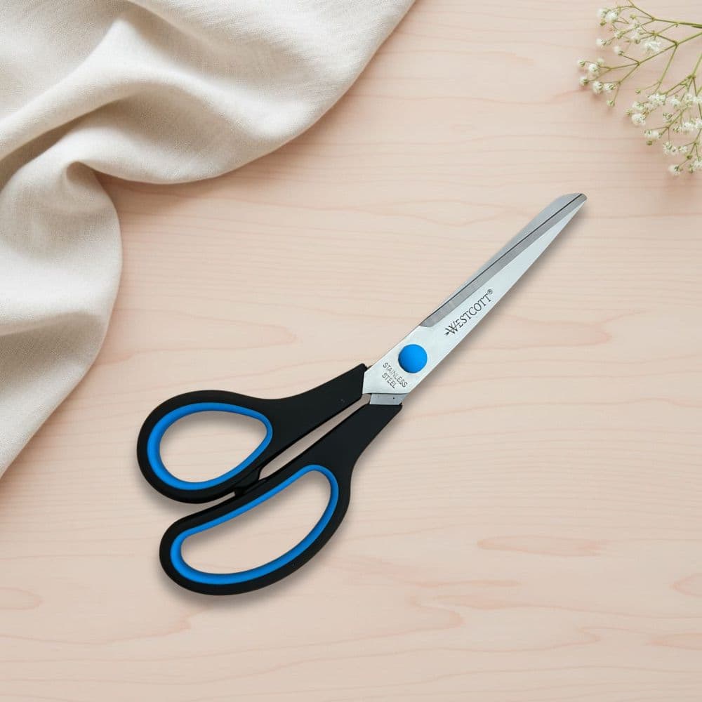 Westcott Easy Grip Universalschere 201mm Linkshänder — Gebogene Klinge